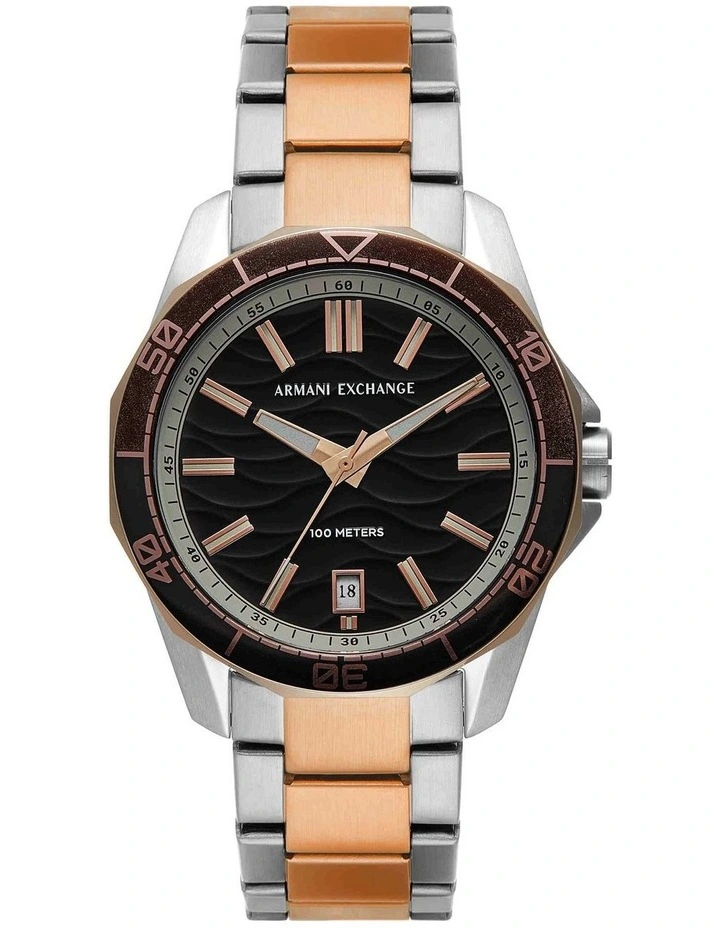 Analogue Watch in Two Tone
