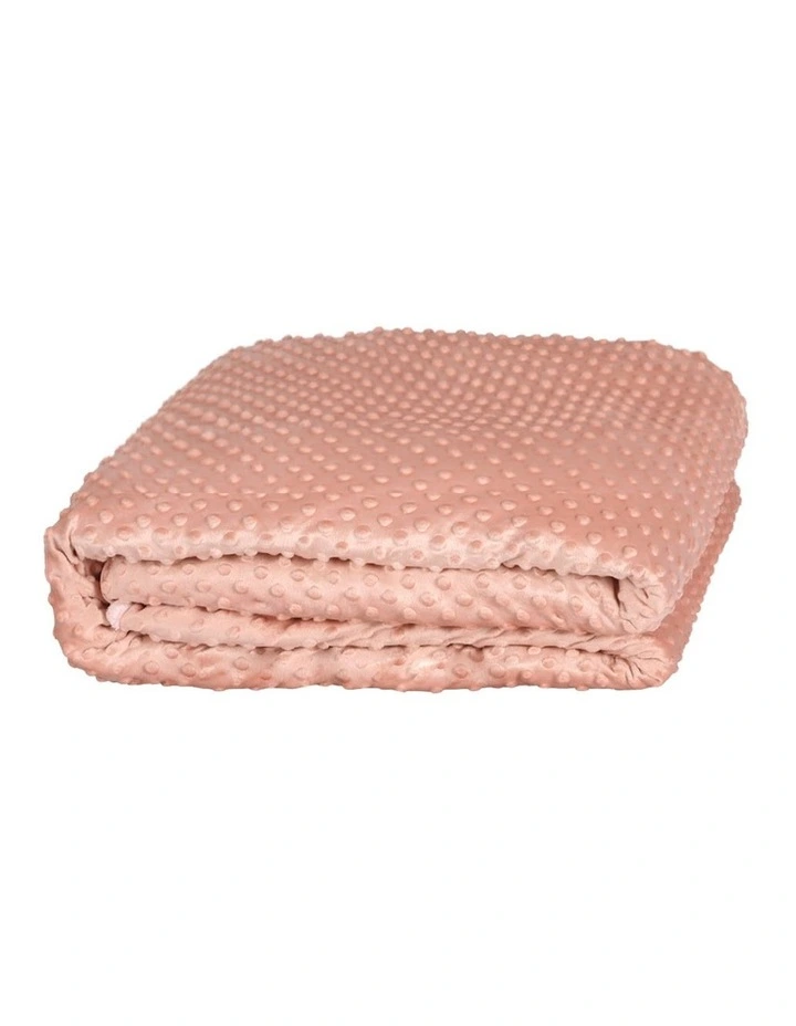 Relax Single Weighted Blanket Cover in Pink