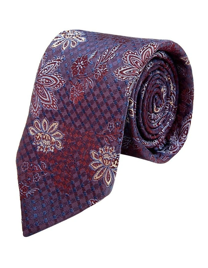 Maple Floral Silk Tie