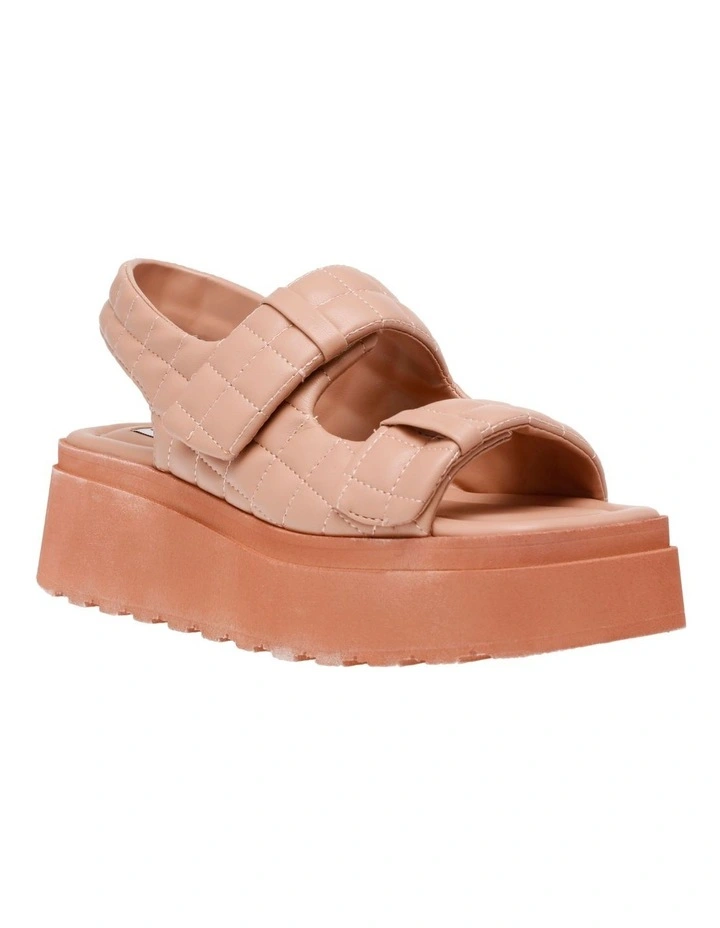 Westerly Platform Sandals in Blush
