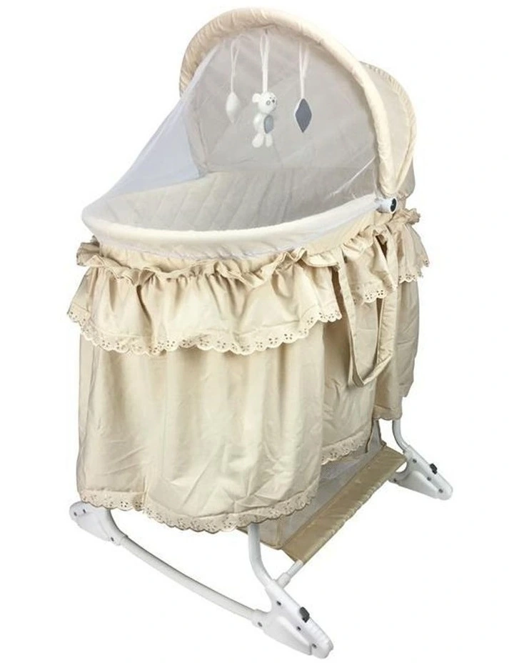 Deluxe Rocking Bassinet Beige