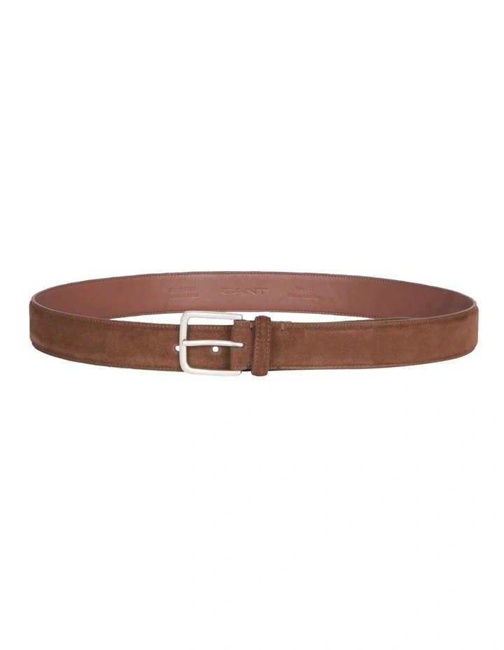 Suede Belt in Brown