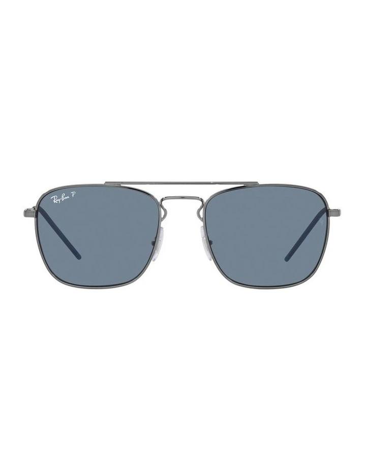 0RB3588 Polarised Sunglasses in Gunmetal