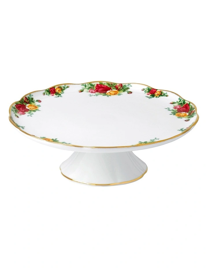 Old Country Roses Large Cake Stand