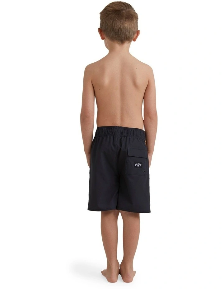 King Stingray Dbah Layback Boardshorts in Black