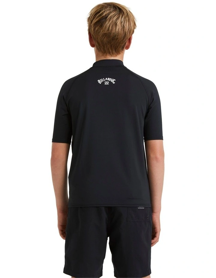All Day Arch Rash Vest in Black