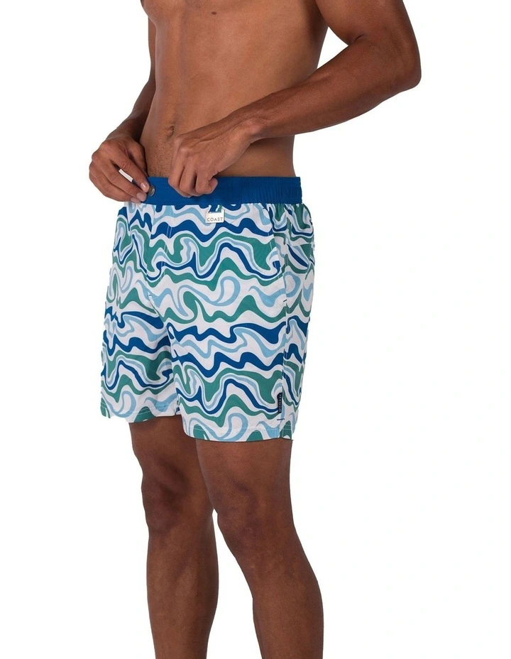 Palm Springs Swim Shorts in Blue