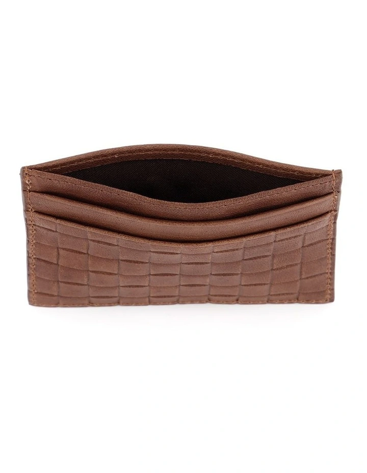 Options Card Wallet in Tan