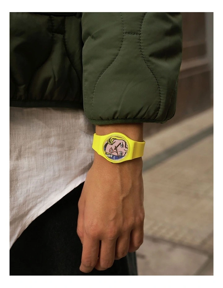 Reverie By Roy Lichtenstein Watch in Yellow