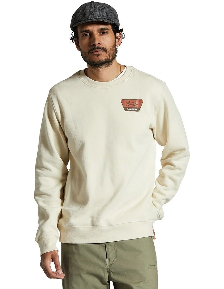 Linwood Crew Sweater in Whitecap