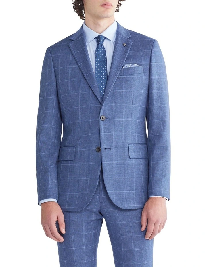 Tailored Suit Jacket in Blue