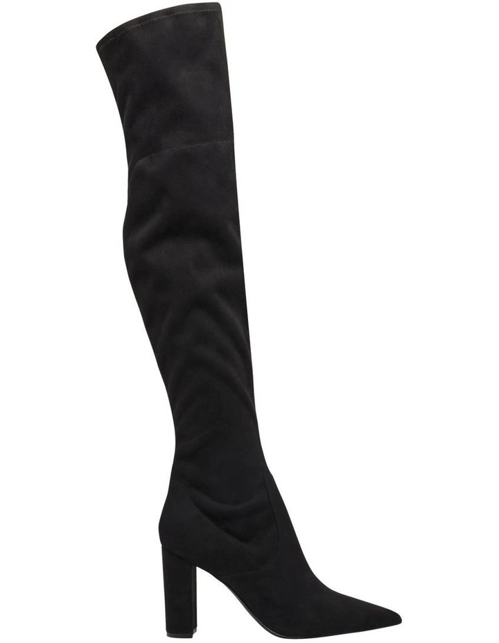 Daser Thigh High Boots in Black