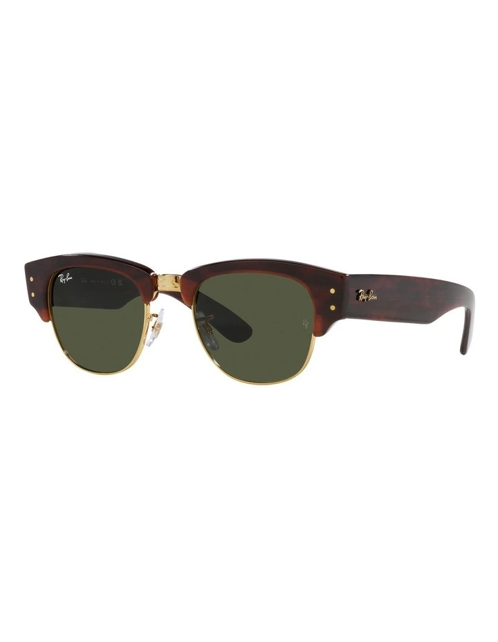 Mega Clubmaster Tortoise Sunglasses in Brown