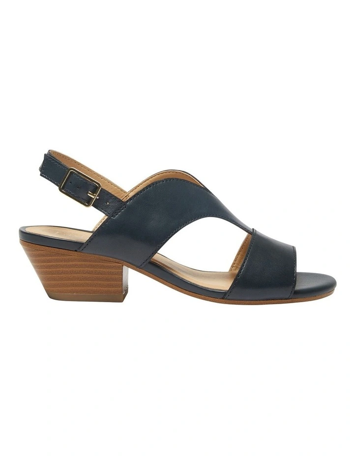 Valetta Sandals in Navy Leather
