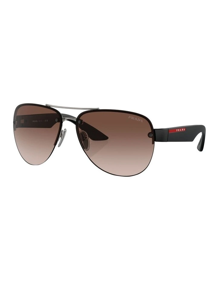 PS 55YS Sunglasses in Grey