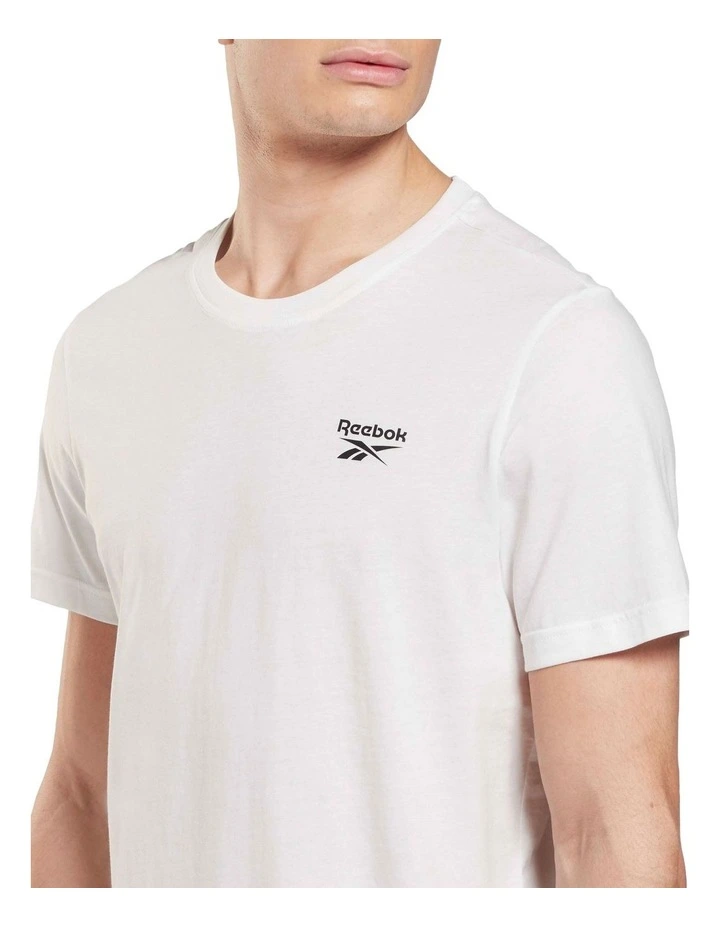 Ri Left Chest Logo Tee in White