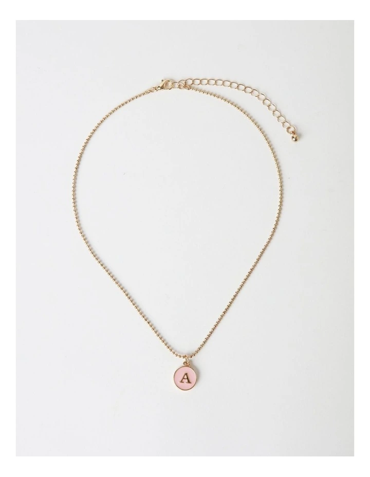 Initial Necklace in Gold