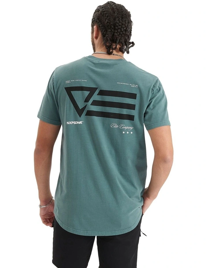 Advance Dual Curved Tee in Green