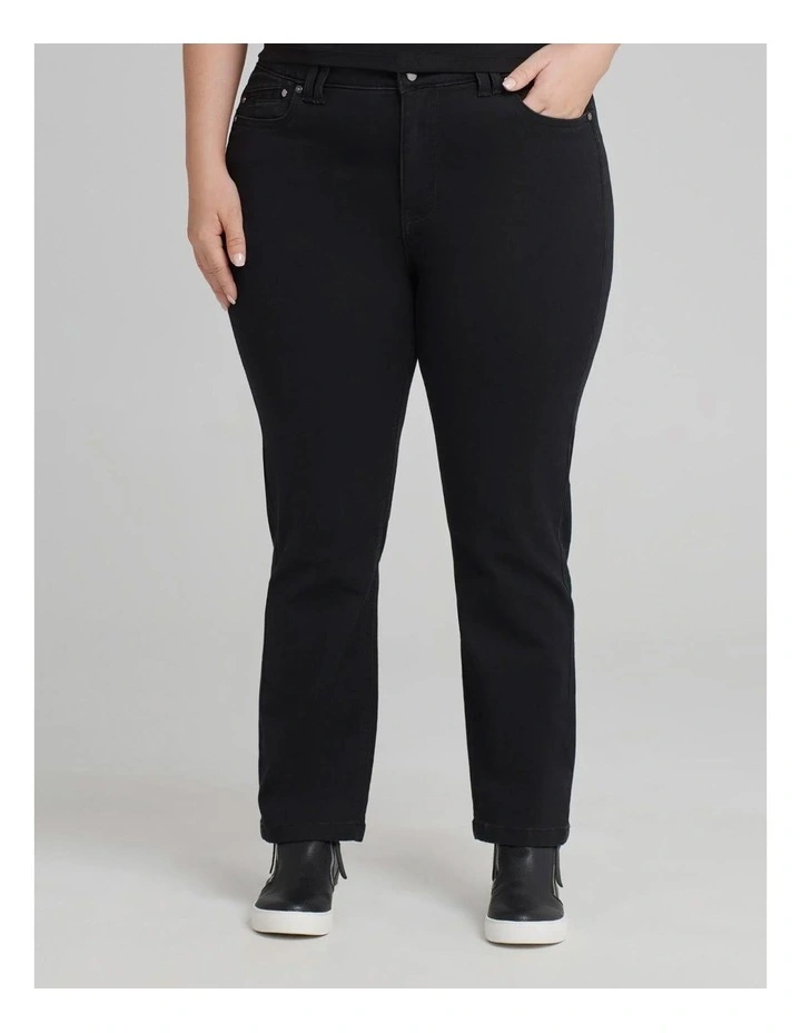 The Petite Luxe Looker Jean in Black