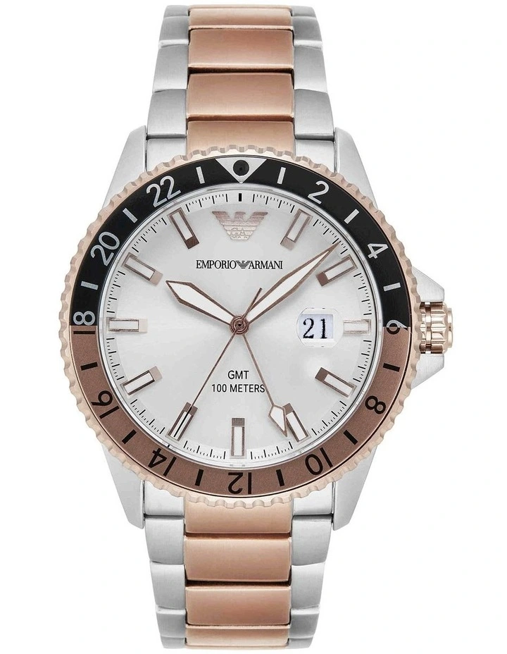 Analogue Watch in Two Tone