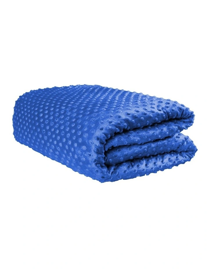 Weighted Double Blanket Cover in Blue