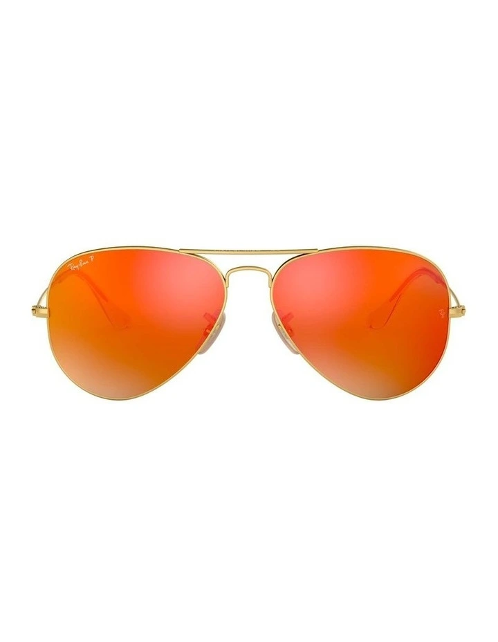 Aviator Gold RB3025 Polarised Sunglasses