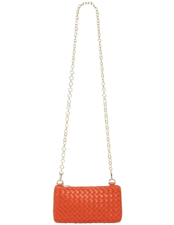 Nina Orange Clutch