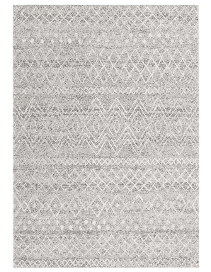 Oasis Nadia Rustic Tribal Rug in Grey