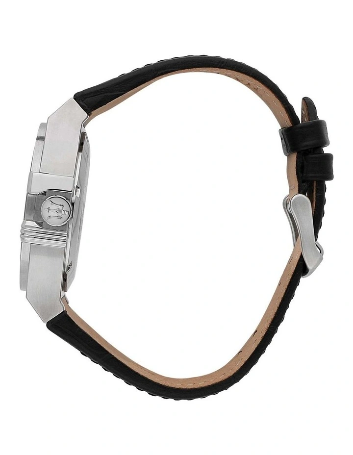 Potenza Stainless Steel Watch in Black