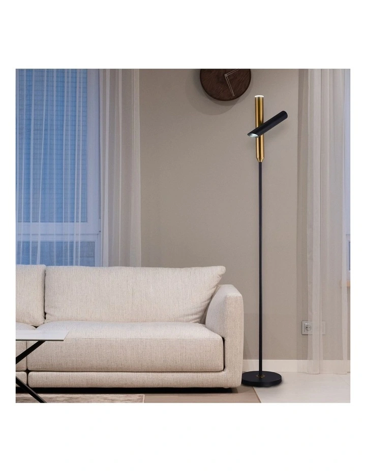 Tinto Cylindrical LED Floor Lamp