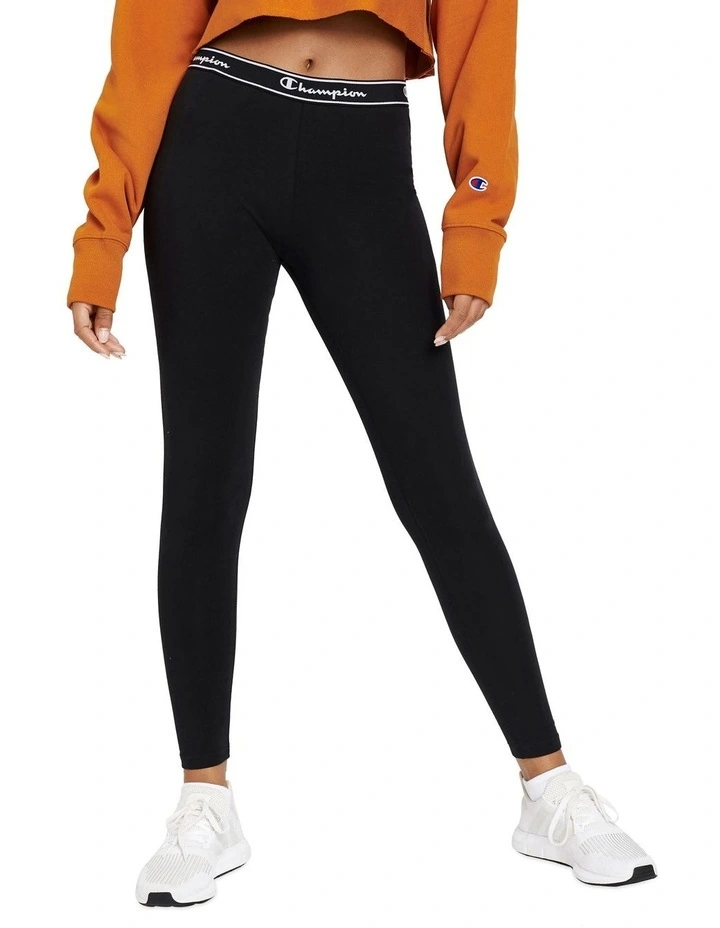 Script Tights Black
