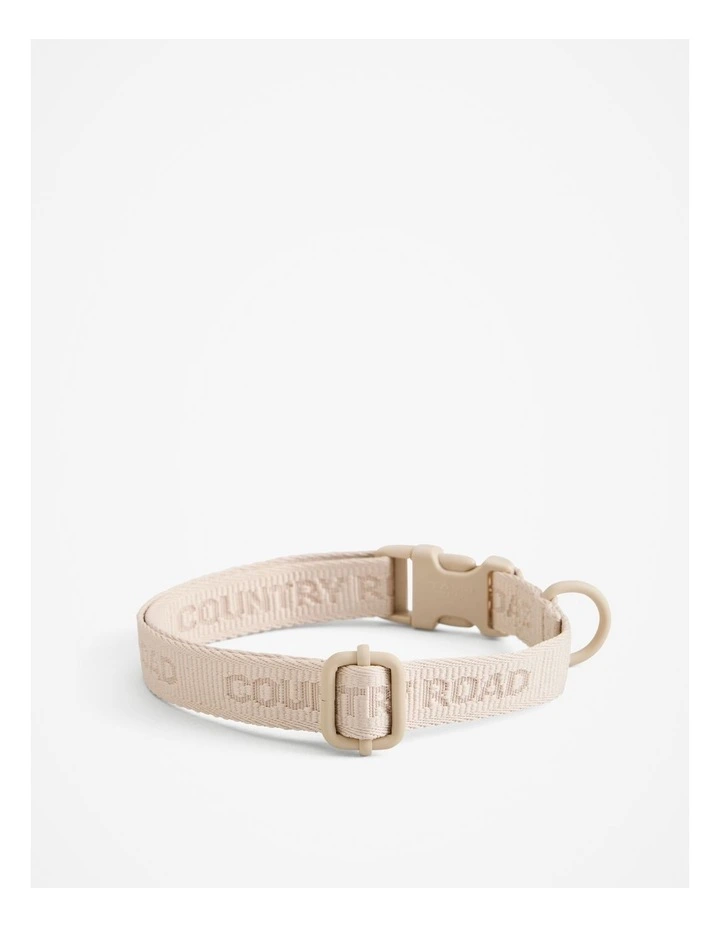Recycled Polyester Blend Piper Collar in Natural