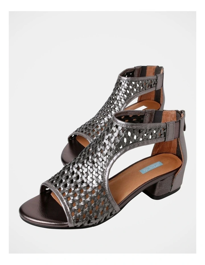 Angela Sandal in Pewter