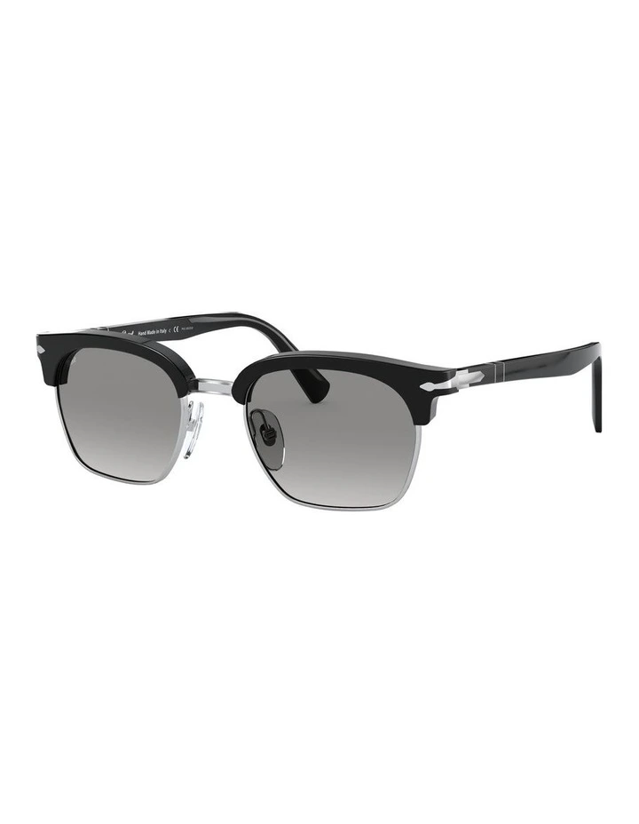 PO3199S Black Polarised Sunglasses