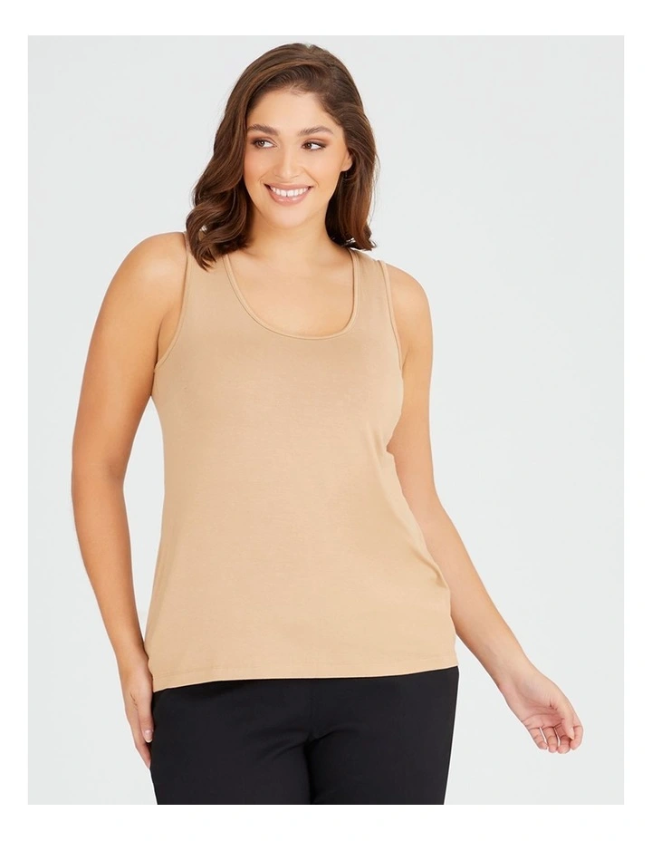 Bamboo Base Cami in Beige