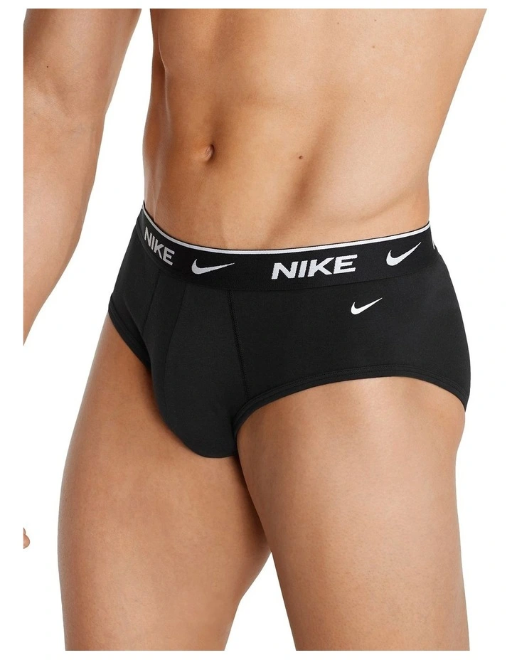 Everyday Stretch Brief 3 Pack in Black