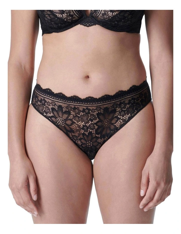 Freesia Bikini Brief in Black
