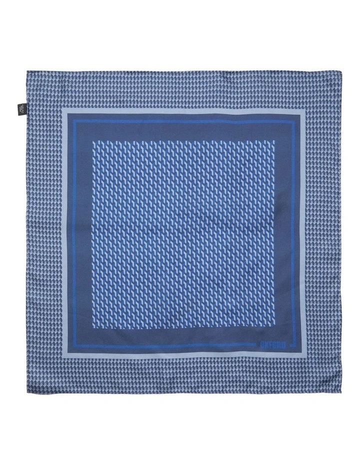 Cyril Silk Cravat in Blue Multi