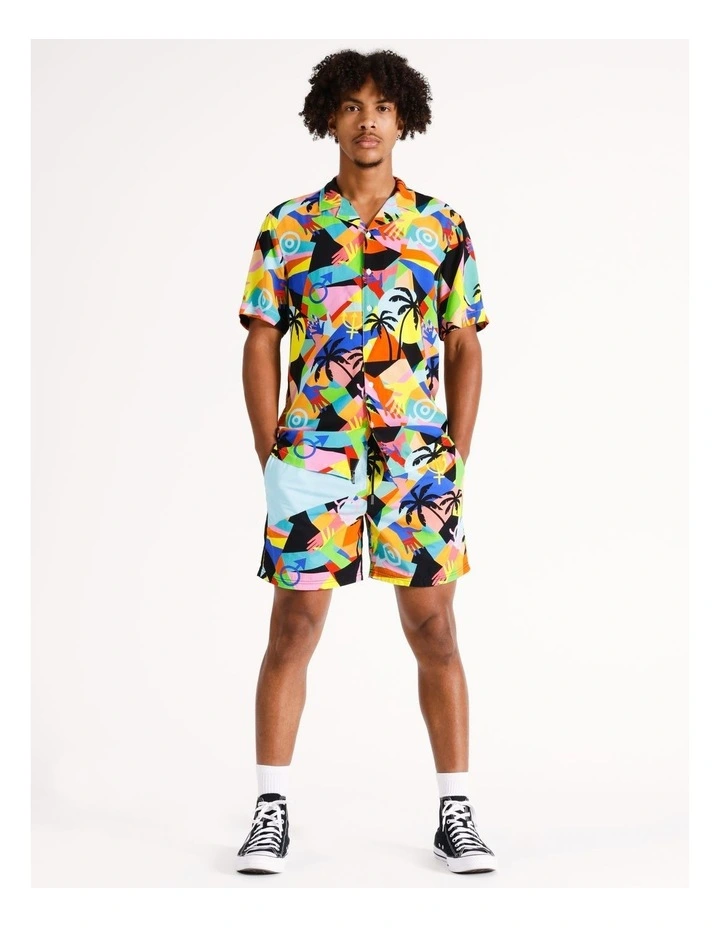 Pride Print Short in Multicolour