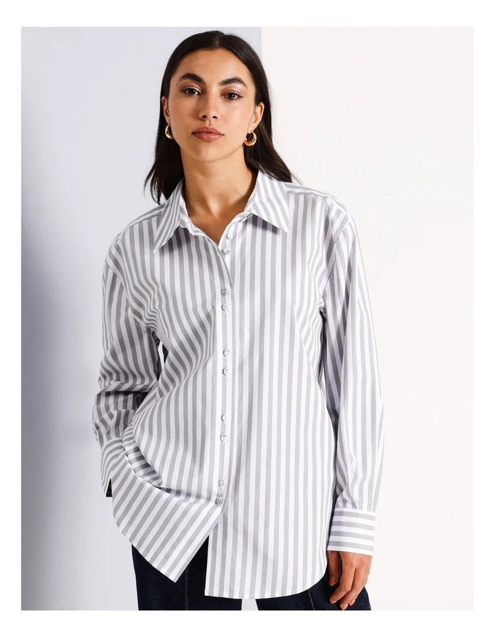 Organic Cotton Shirt in Grey
