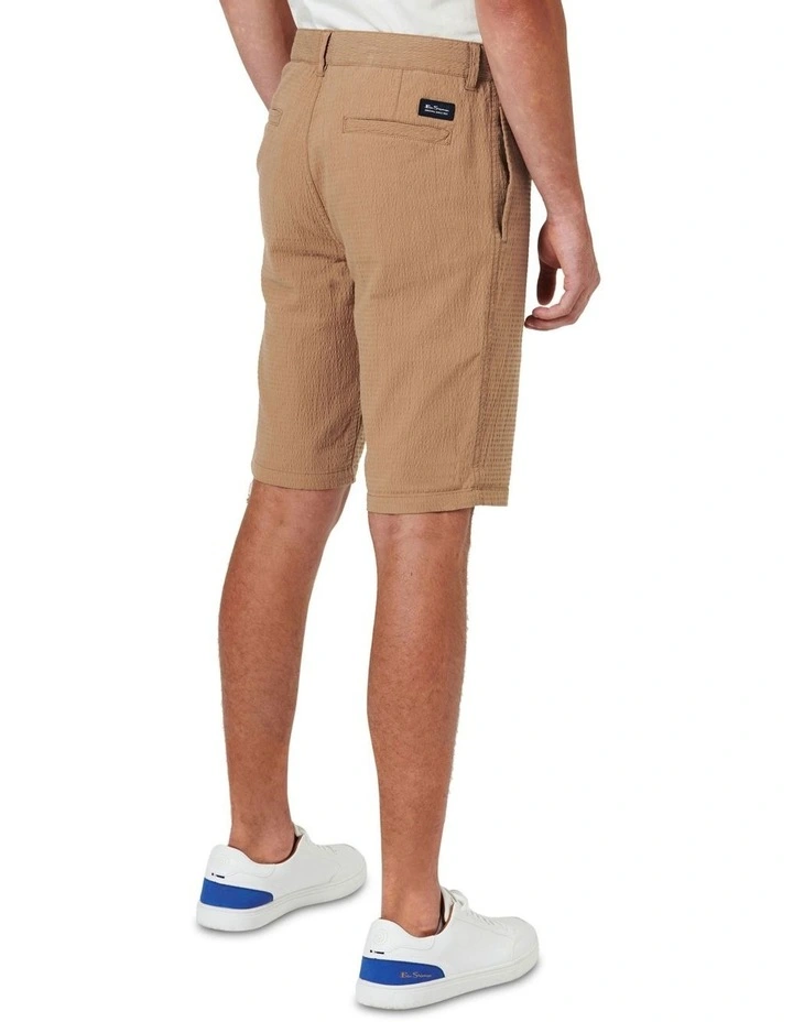 Seer Sucker Short in Brown