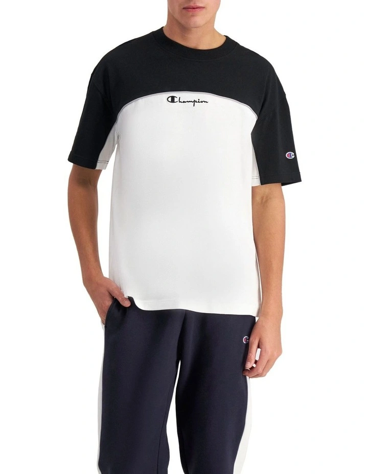 Rochester City Tee in White/Black