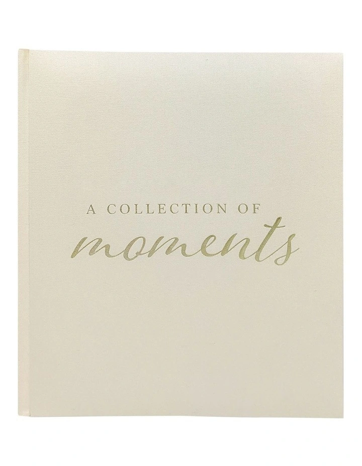 A Collection of Moments Drymount 80 Pages 280x305 Photo Album in Cream
