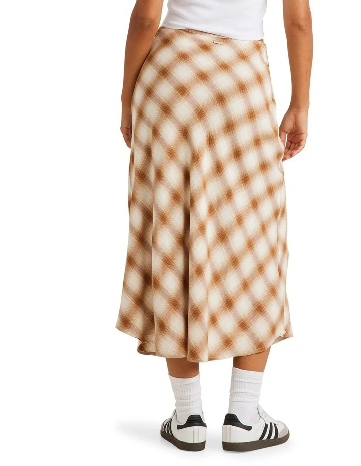 Plaid Annika Skirt in Brown