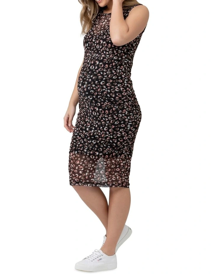 Celia Nursing Dress in Black