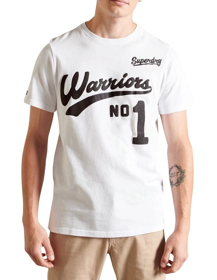 Black Out Tee White