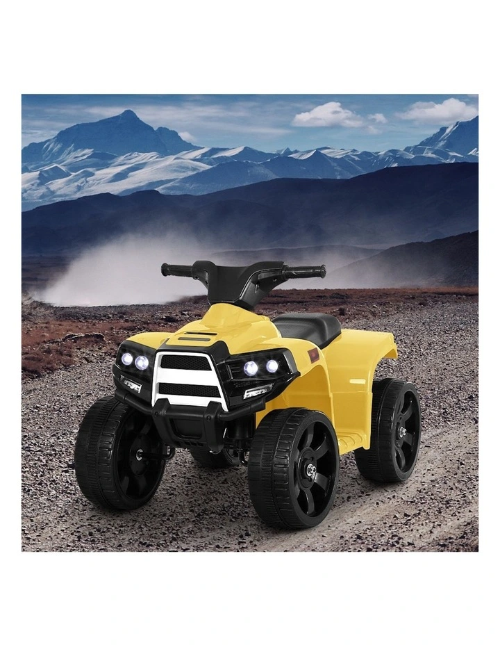 ATV Quad Motorbike Ride On Car in Yellow