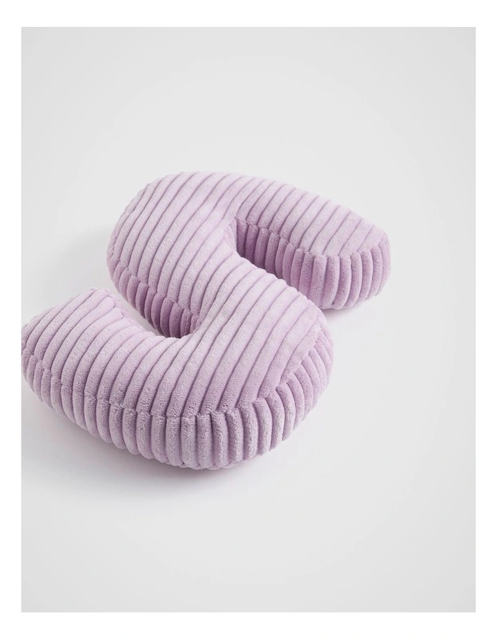 Orchid Cord Initial Cushion S in Purple