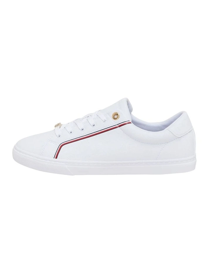 Global Stripe Sneaker in White