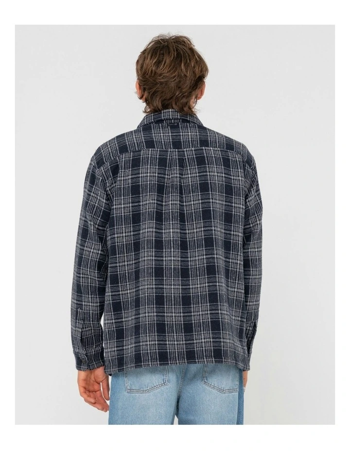 Woodchuck Zip Thru Midweight Shirt in Black